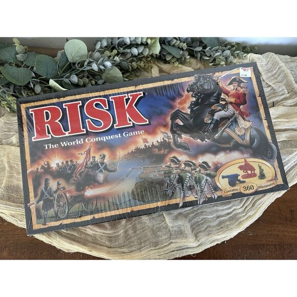 New‎ RISK Board Game 1993 The World Conquest Game Parker Brothers Vintage Sealed - Picture 1 of 6